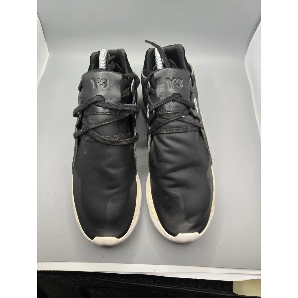 Adidas Y-3 QR Run Black White Sneakers Men's Size‎ 8 Yohji Yamamoto